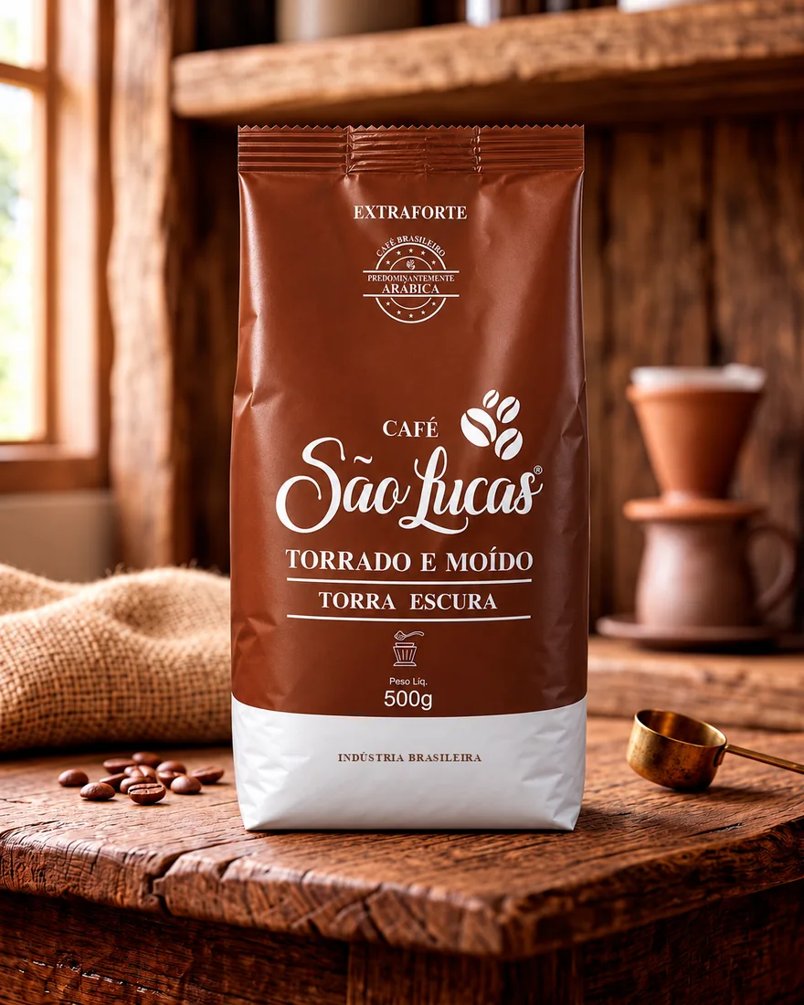 Café São Lucas Extraforte, torrado e moído, 500 g