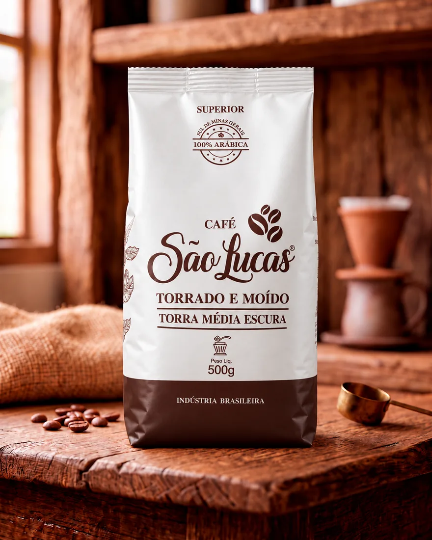 Café São Lucas Superior, torrado e moído, 500 g